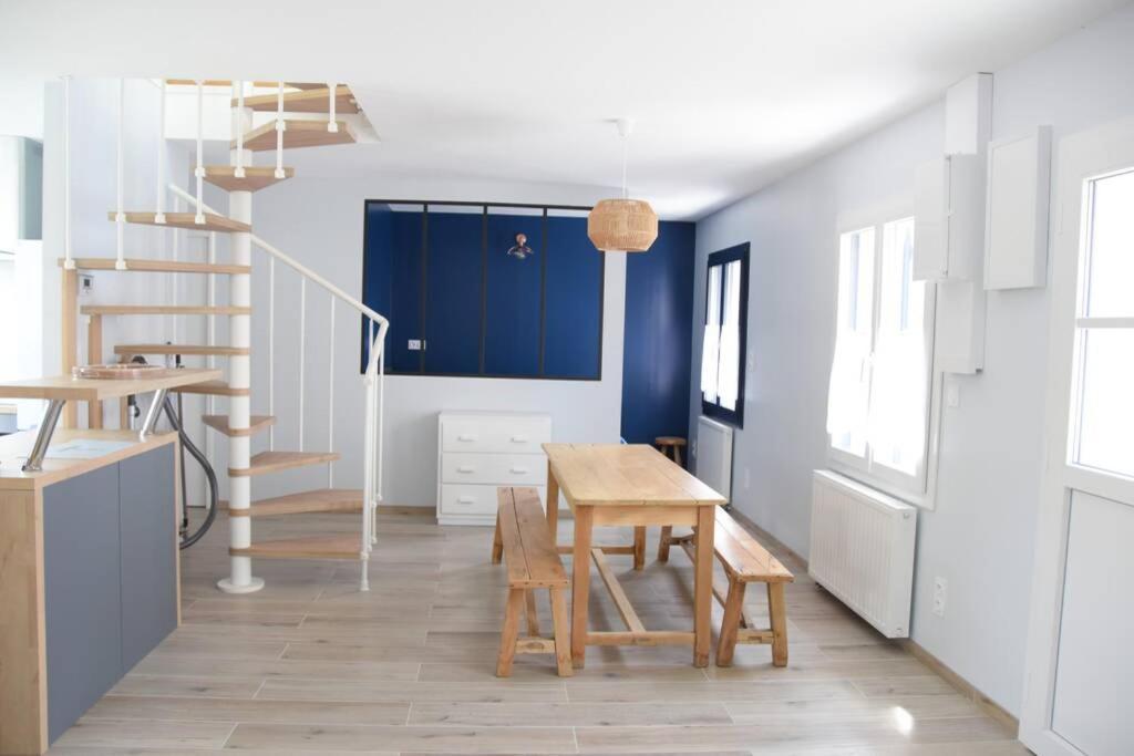 Maison au bord de la plage Sangatte Extérieur photo