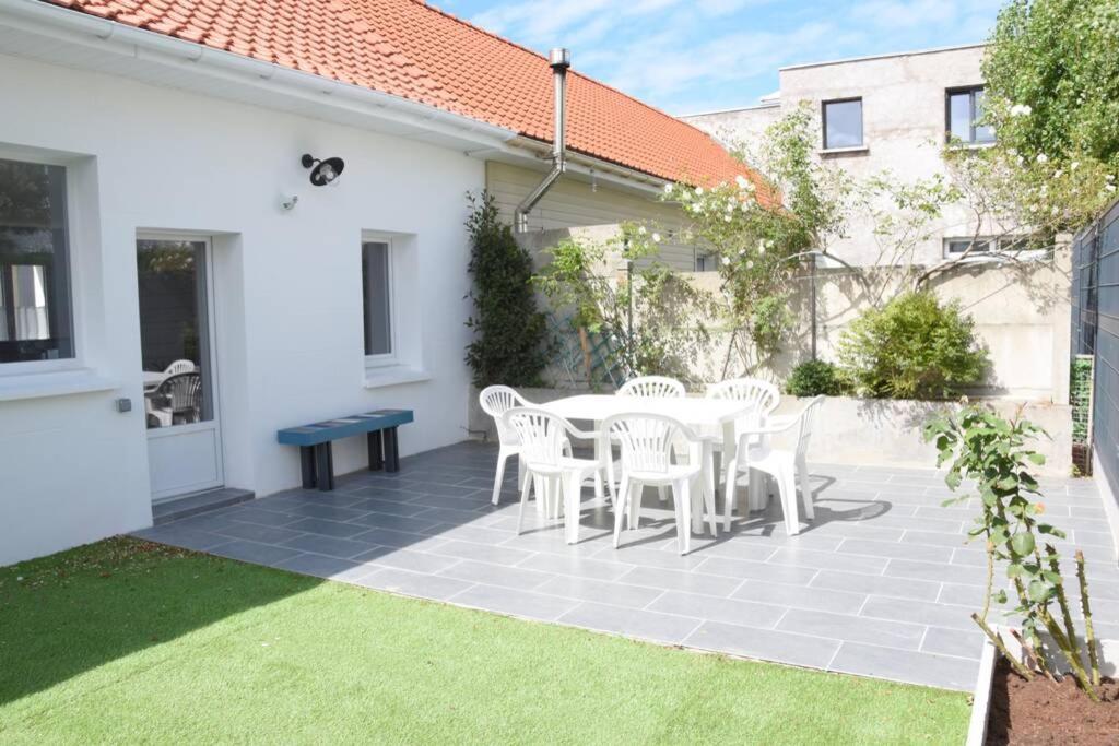 Maison au bord de la plage Sangatte Extérieur photo