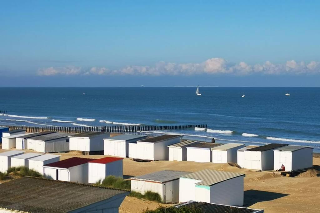 Maison au bord de la plage Sangatte Extérieur photo